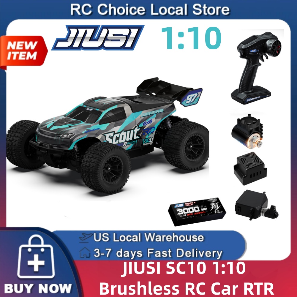 JIUSI SC10, coche RC sin escob - Rc Hobby Grade Truck reseña y precio